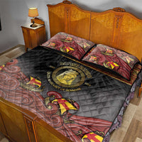 Danish Empire Quilt Bed Set Kalmar Union With Viking Patterns - Wonder Print Shop