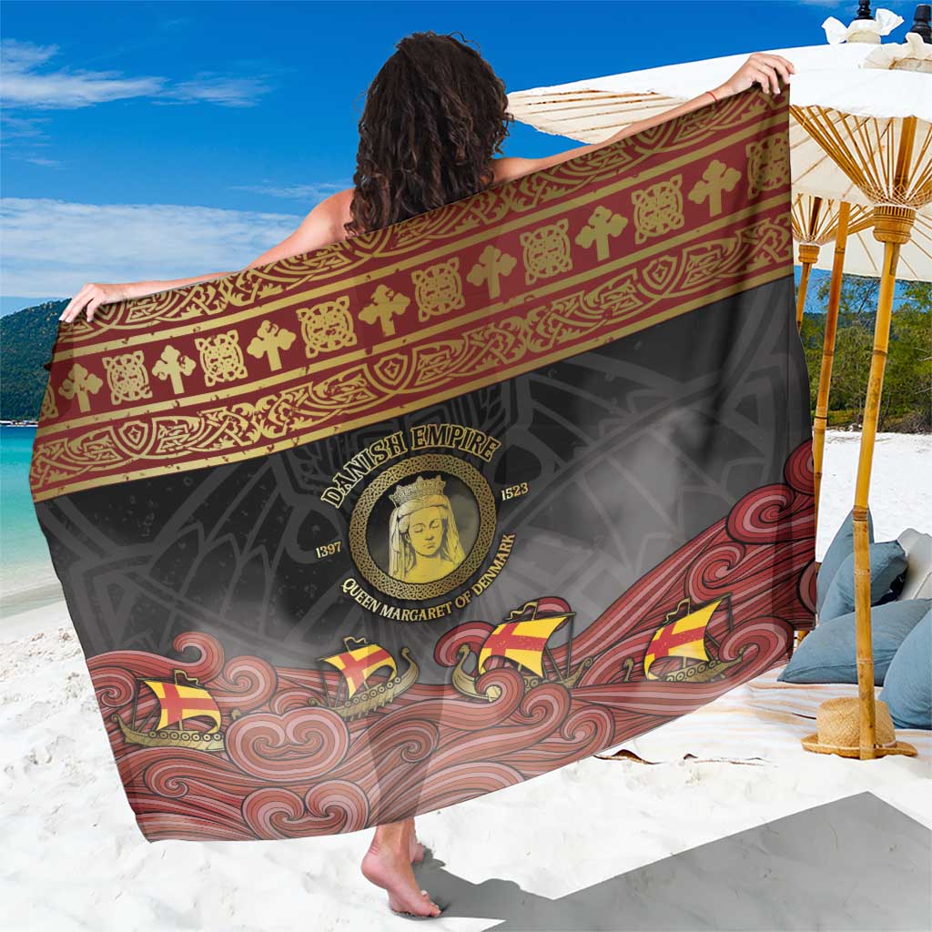 Danish Empire Sarong Kalmar Union With Viking Patterns - Wonder Print Shop