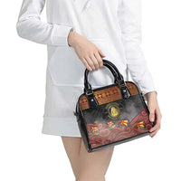 Danish Empire Shoulder Handbag Kalmar Union With Viking Patterns - Wonder Print Shop