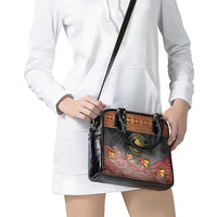 Danish Empire Shoulder Handbag Kalmar Union With Viking Patterns - Wonder Print Shop