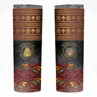 Danish Empire Skinny Tumbler Kalmar Union With Viking Patterns - Wonder Print Shop