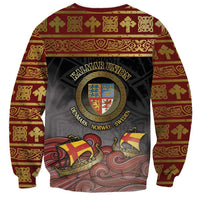Danish Empire Sweatshirt Kalmar Union With Viking Patterns - Wonder Print Shop