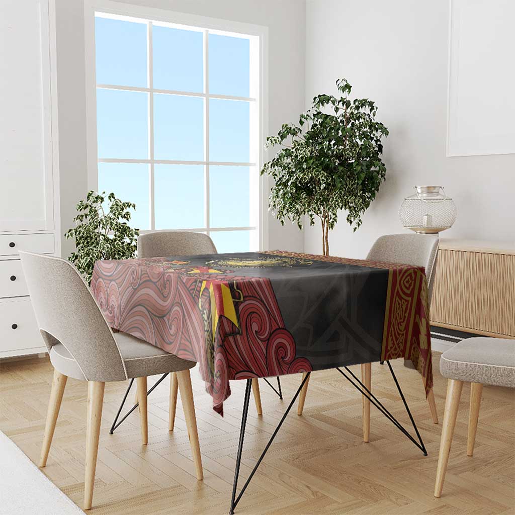 Danish Empire Tablecloth Kalmar Union With Viking Patterns - Wonder Print Shop