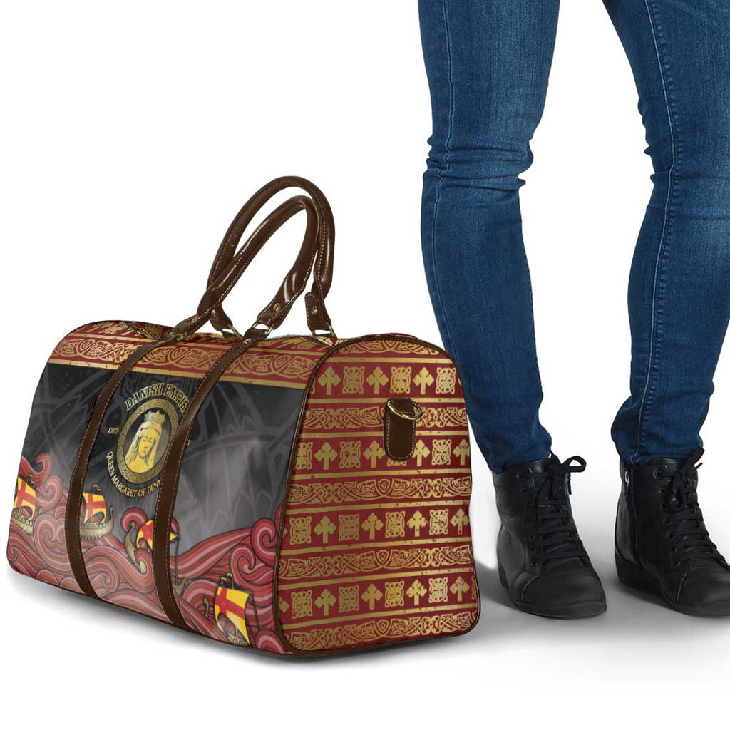 Danish Empire Travel Bag Kalmar Union With Viking Patterns - Wonder Print Shop