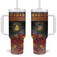 Danish Empire Tumbler With Handle Kalmar Union With Viking Patterns - Wonder Print Shop