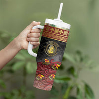 Danish Empire Tumbler With Handle Kalmar Union With Viking Patterns - Wonder Print Shop