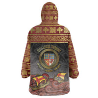 Danish Empire Wearable Blanket Hoodie Kalmar Union With Viking Patterns - Wonder Print Shop