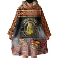 Danish Empire Wearable Blanket Hoodie Kalmar Union With Viking Patterns - Wonder Print Shop