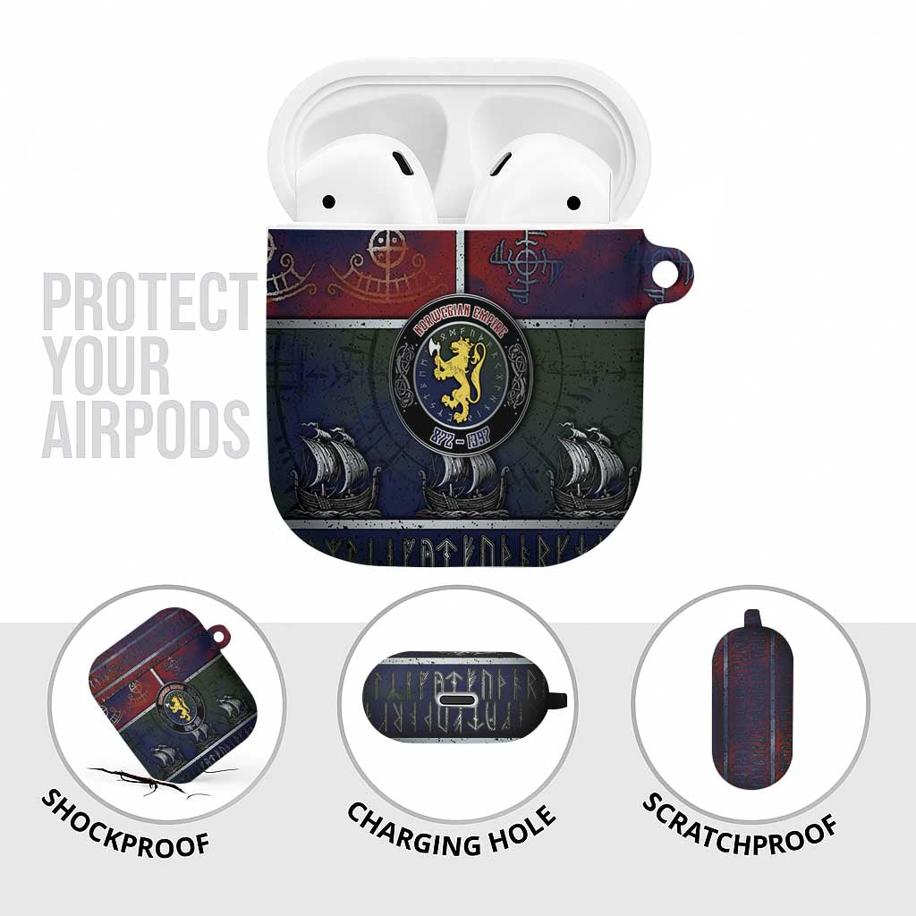 Norwegian Empire AirPods Case Ancient Viking Patterns - Wonder Print Shop