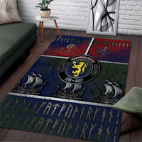 Norwegian Empire Area Rug Ancient Viking Patterns - Wonder Print Shop