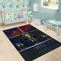 Norwegian Empire Area Rug Ancient Viking Patterns - Wonder Print Shop