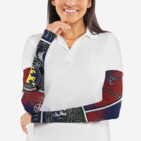 Personalized Norwegian Empire Arm Sleeves Ancient Viking Patterns - Wonder Print Shop