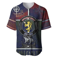 Personalized Norwegian Empire Baseball Jersey Ancient Viking Patterns - Wonder Print Shop