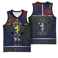 Personalized Norwegian Empire Basketball Jersey Ancient Viking Patterns - Wonder Print Shop