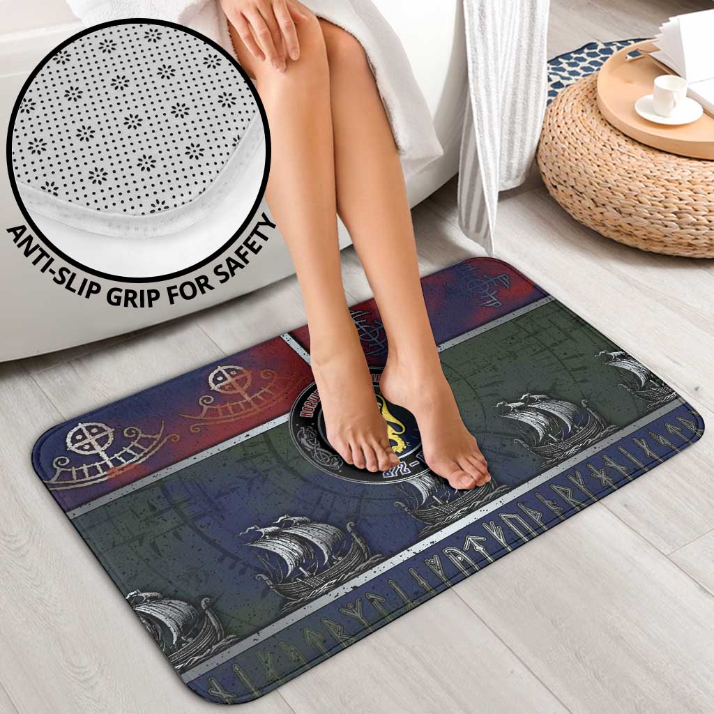 Norwegian Empire Bathroom Set Ancient Viking Patterns - Wonder Print Shop