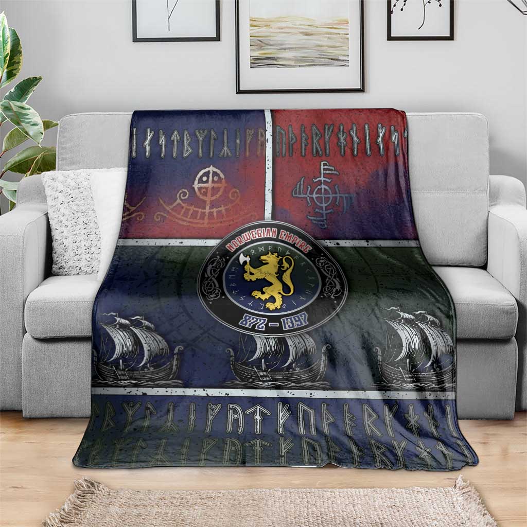 Norwegian Empire Blanket Ancient Viking Patterns - Wonder Print Shop