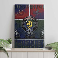 Norwegian Empire Canvas Wall Art Ancient Viking Patterns - Wonder Print Shop