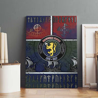 Norwegian Empire Canvas Wall Art Ancient Viking Patterns - Wonder Print Shop
