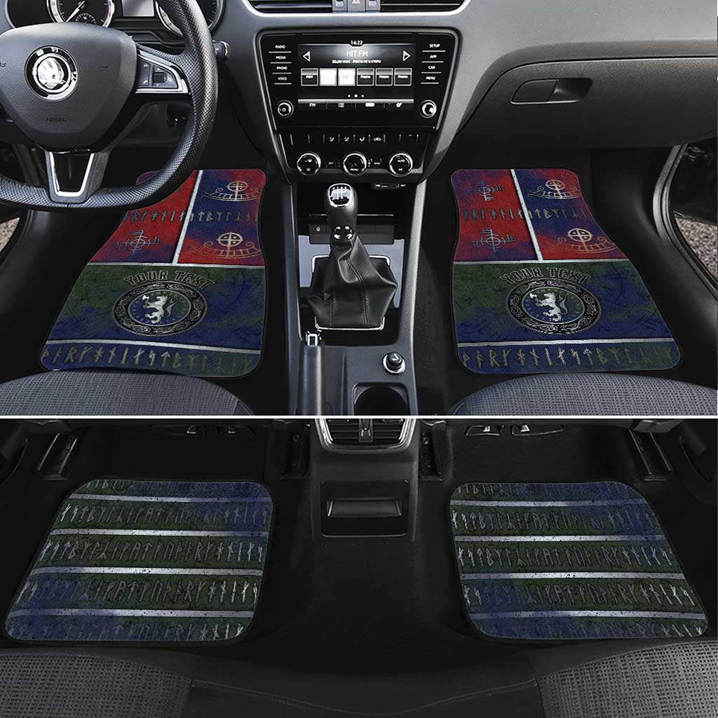 Personalized Norwegian Empire Car Mats Ancient Viking Patterns - Wonder Print Shop