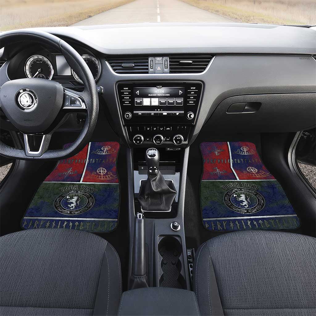 Personalized Norwegian Empire Car Mats Ancient Viking Patterns - Wonder Print Shop