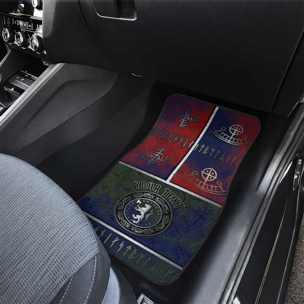 Personalized Norwegian Empire Car Mats Ancient Viking Patterns - Wonder Print Shop
