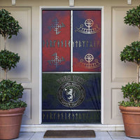 Personalized Norwegian Empire Door Cover Ancient Viking Patterns - Wonder Print Shop