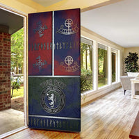 Personalized Norwegian Empire Door Cover Ancient Viking Patterns - Wonder Print Shop
