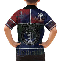 Personalized Norwegian Empire Family Matching Puletasi and Hawaiian Shirt Ancient Viking Patterns - Wonder Print Shop