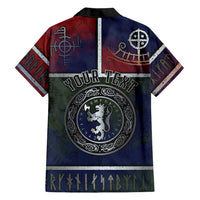 Personalized Norwegian Empire Family Matching Puletasi and Hawaiian Shirt Ancient Viking Patterns - Wonder Print Shop