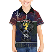 Personalized Norwegian Empire Family Matching Puletasi and Hawaiian Shirt Ancient Viking Patterns - Wonder Print Shop