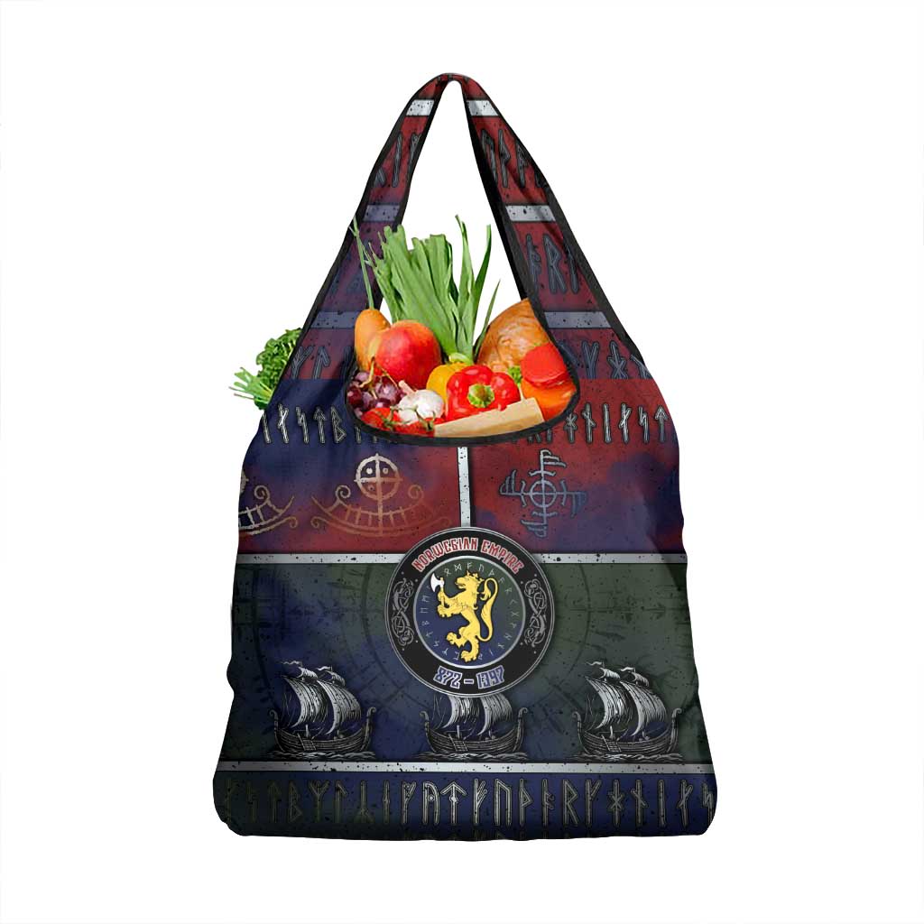 Norwegian Empire Grocery Bag Ancient Viking Patterns - Wonder Print Shop