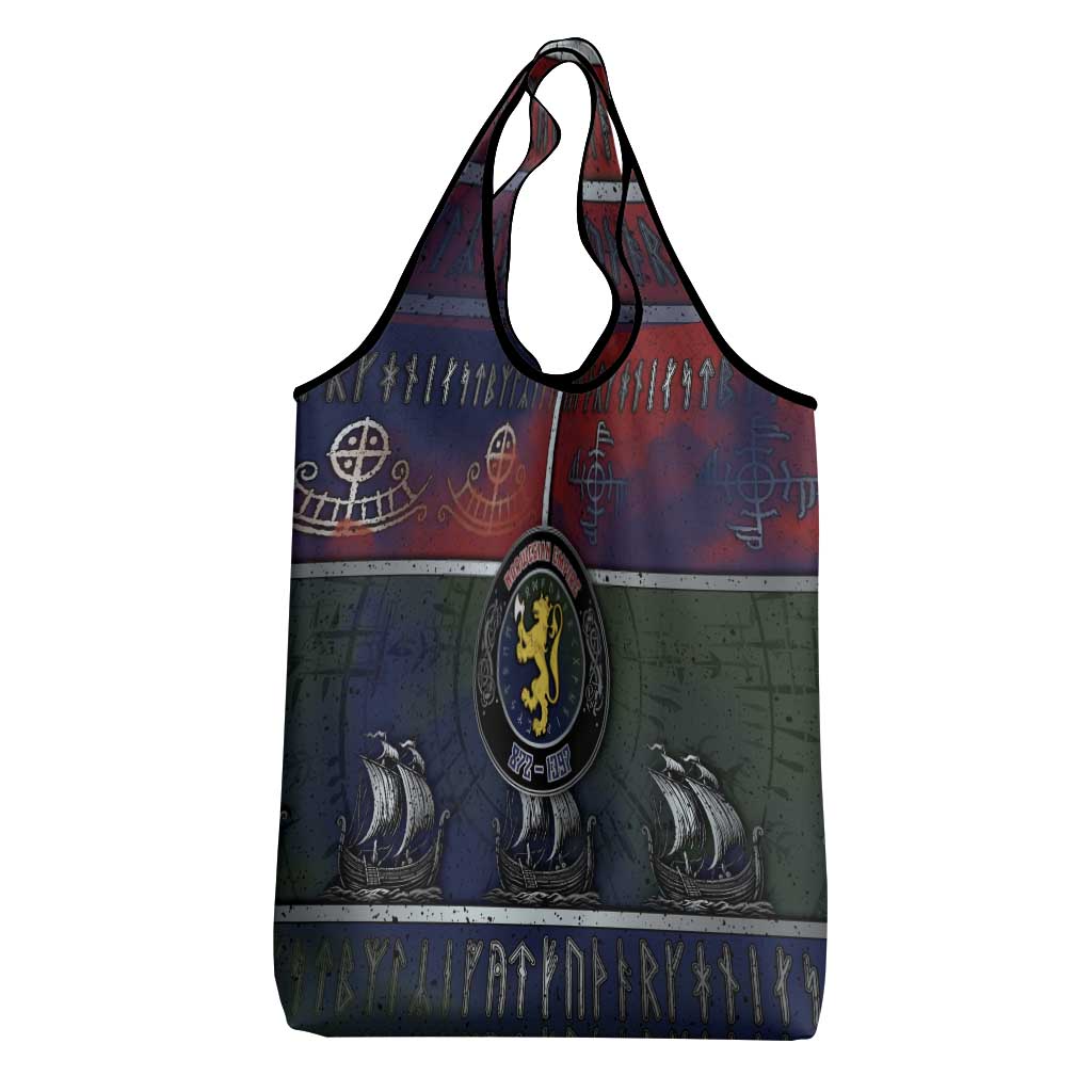 Norwegian Empire Grocery Bag Ancient Viking Patterns - Wonder Print Shop