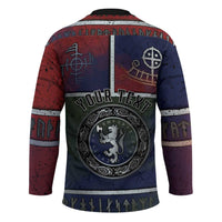 Personalized Norwegian Empire Hockey Jersey Ancient Viking Patterns - Wonder Print Shop