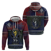 Personalized Norwegian Empire Hoodie Ancient Viking Patterns - Wonder Print Shop