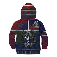 Personalized Norwegian Empire Kid Hoodie Ancient Viking Patterns - Wonder Print Shop