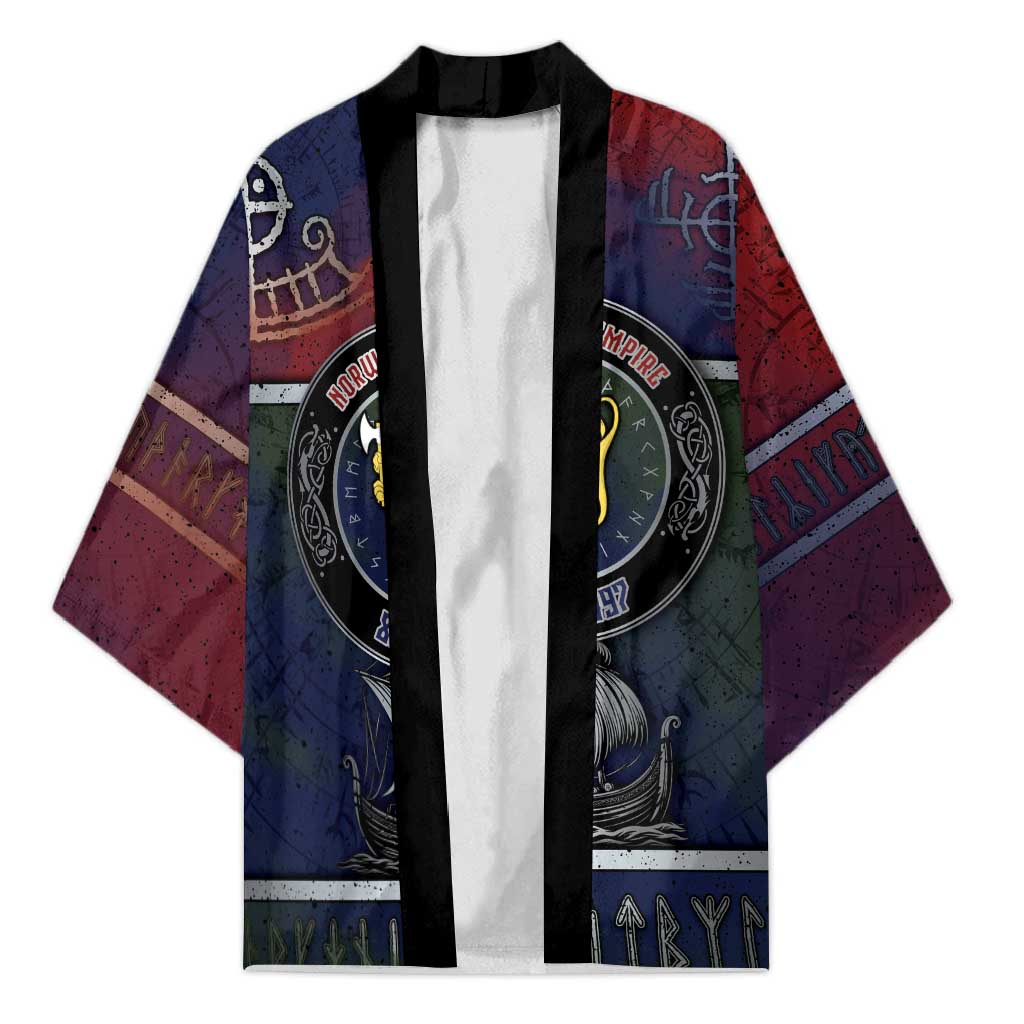 Personalized Norwegian Empire Kimono Ancient Viking Patterns - Wonder Print Shop