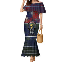 Personalized Norwegian Empire Mermaid Dress Ancient Viking Patterns - Wonder Print Shop