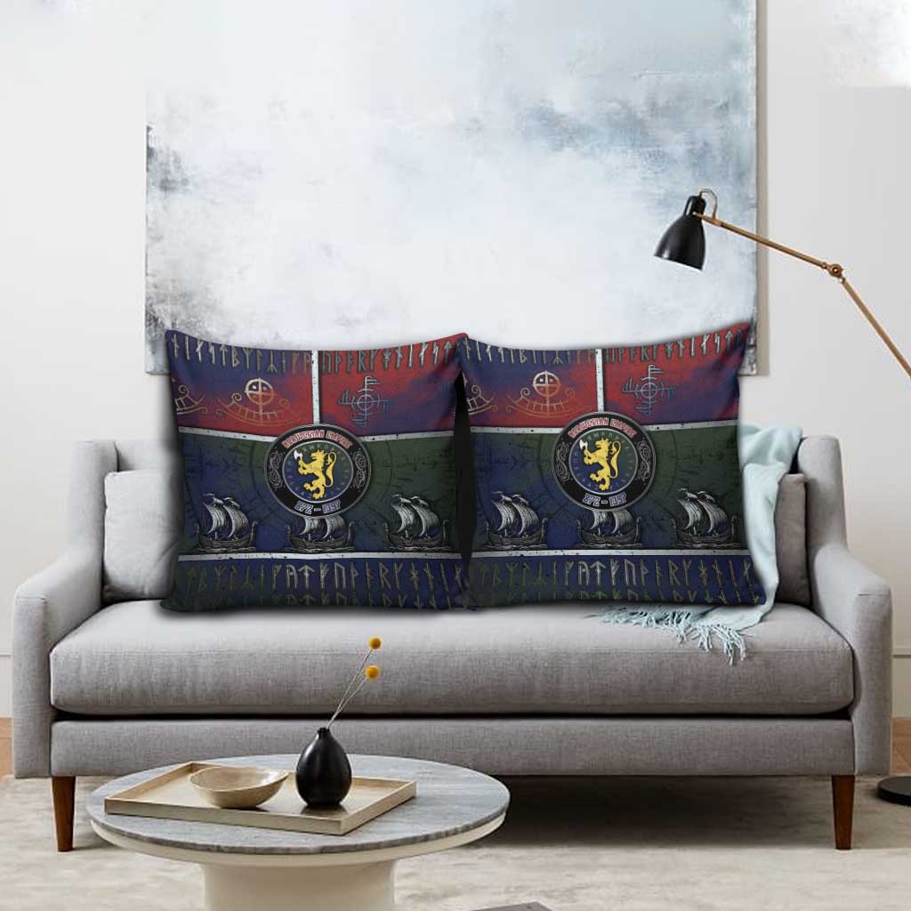 Norwegian Empire Pillow Cover Ancient Viking Patterns - Wonder Print Shop
