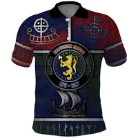 Personalized Norwegian Empire Polo Shirt Ancient Viking Patterns - Wonder Print Shop