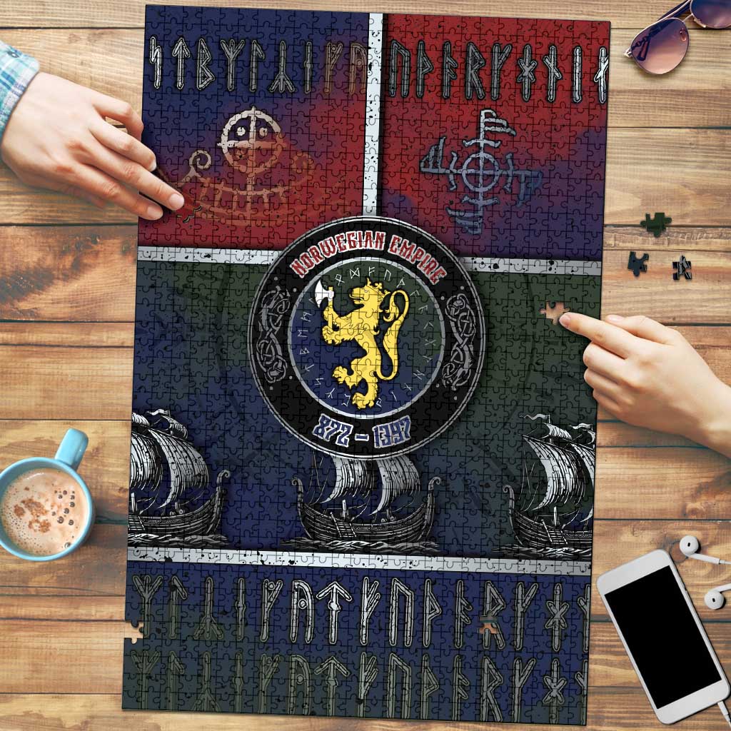 Norwegian Empire Puzzle Ancient Viking Patterns - Wonder Print Shop