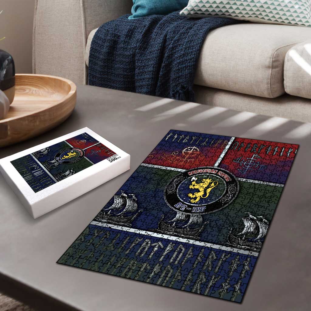 Norwegian Empire Puzzle Ancient Viking Patterns - Wonder Print Shop