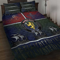 Norwegian Empire Quilt Bed Set Ancient Viking Patterns - Wonder Print Shop