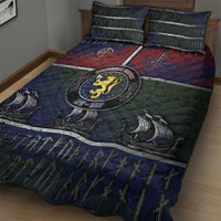 Norwegian Empire Quilt Bed Set Ancient Viking Patterns - Wonder Print Shop