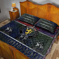 Norwegian Empire Quilt Bed Set Ancient Viking Patterns - Wonder Print Shop