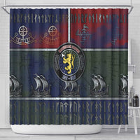 Norwegian Empire Shower Curtain Ancient Viking Patterns - Wonder Print Shop