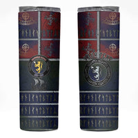 Personalized Norwegian Empire Skinny Tumbler Ancient Viking Patterns - Wonder Print Shop