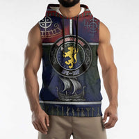 Personalized Norwegian Empire Sleeveless Hoodie Ancient Viking Patterns - Wonder Print Shop