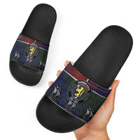 Norwegian Empire Slide Sandals Ancient Viking Patterns - Wonder Print Shop