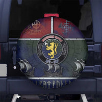 Norwegian Empire Spare Tire Cover Ancient Viking Patterns - Wonder Print Shop