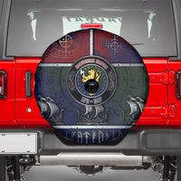 Norwegian Empire Spare Tire Cover Ancient Viking Patterns - Wonder Print Shop